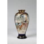 Signed, Japanee Meiji Period Kinkozan Vase