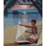 Howard Koslow (1924 - 2016) "Micronesia Paradise"