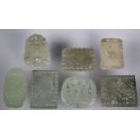 (7) Chinese Carved Jade Pendants