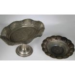 (2) Antique Persian Metalware Pieces
