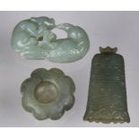 (3) Chinese Carved Jade Articles