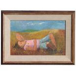 Anton L. Refregier (1905 - 1979) "Girl in Grass"