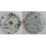 Rare 18th C. Chinese Famille Rose Lotus Dish