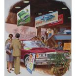 Mel Crawford (B. 1925) "Car Dealer"