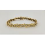 10K Gold Diamond Tennis Bracelet