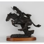 After Remington, "The Cheyenne" Bronze