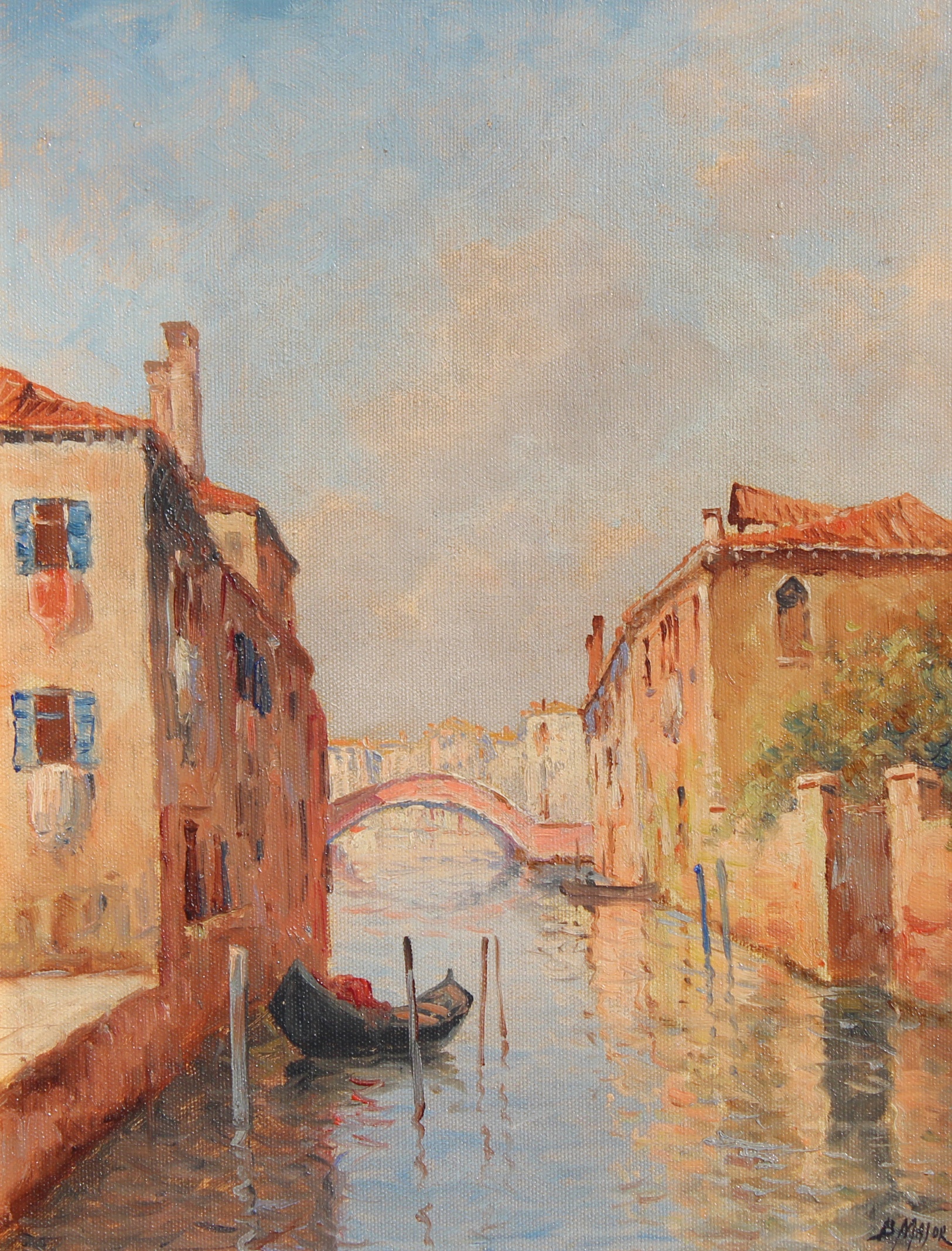 Boris B. Major (1876 - 1951) Venice, Italy - Image 2 of 4