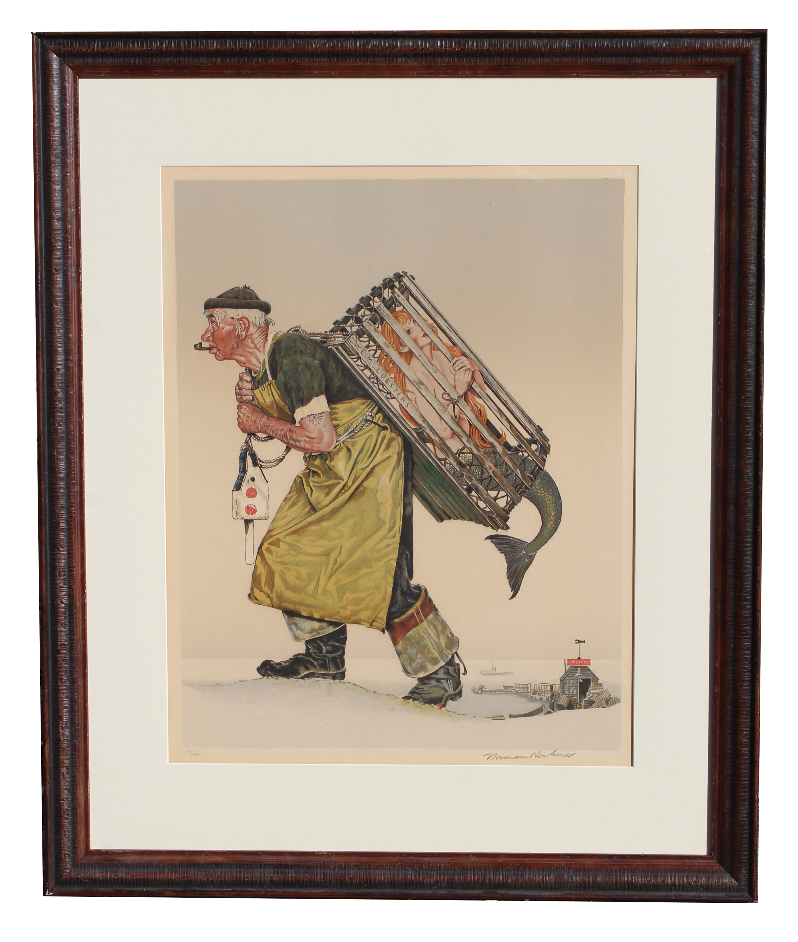 Norman Rockwell "A Fair Catch"