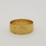 Mens Gold Wedding Band 14k