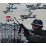 Brian Sanders (B. 1937) Invasion of Norway/Denmark