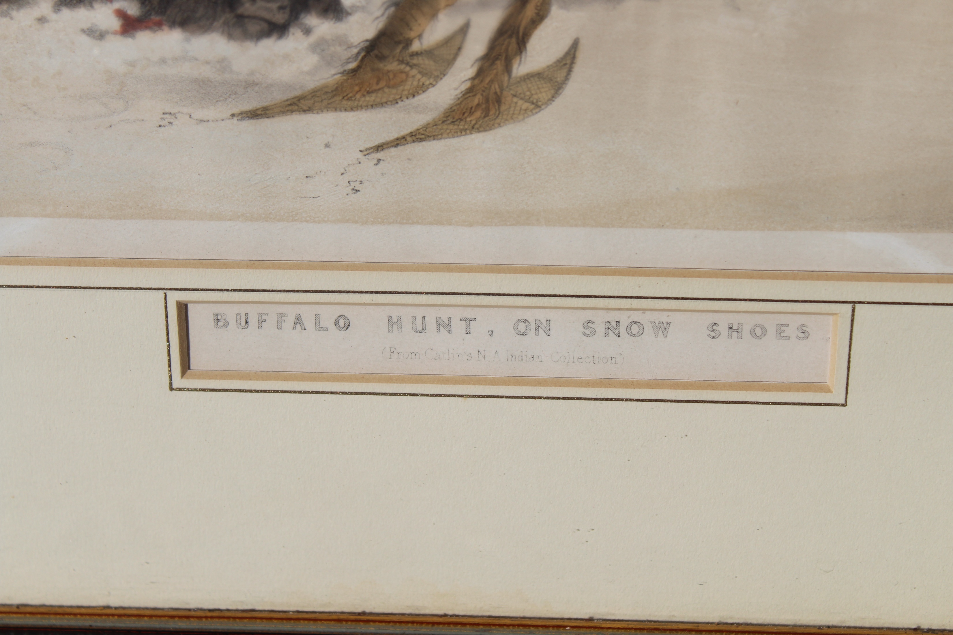 George Catlin (1796 - 1872) "Buffalo Hunt" - Image 7 of 7
