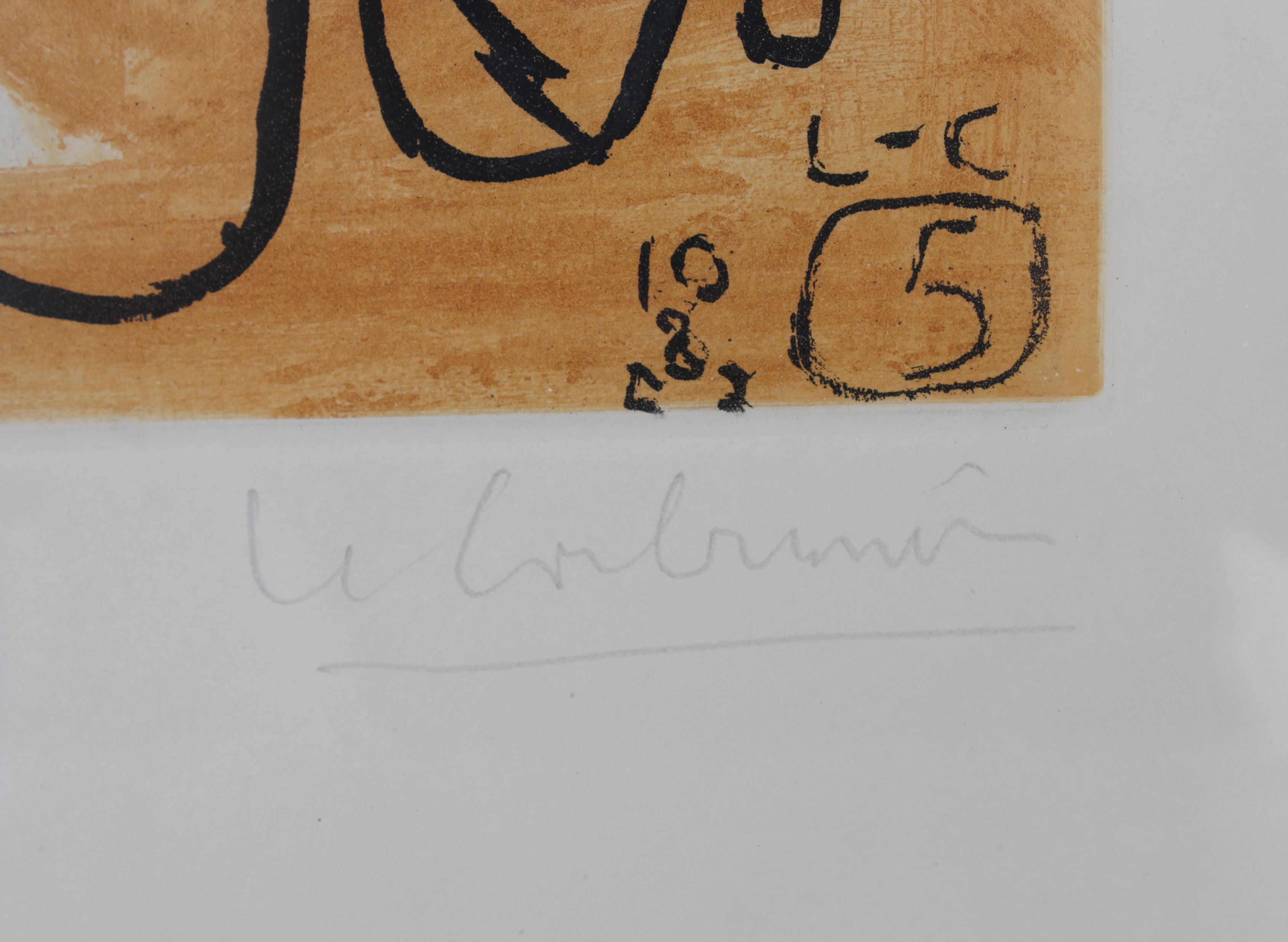 Le Corbusier "Unite, Plate n5" Aquatint Etching - Image 6 of 8