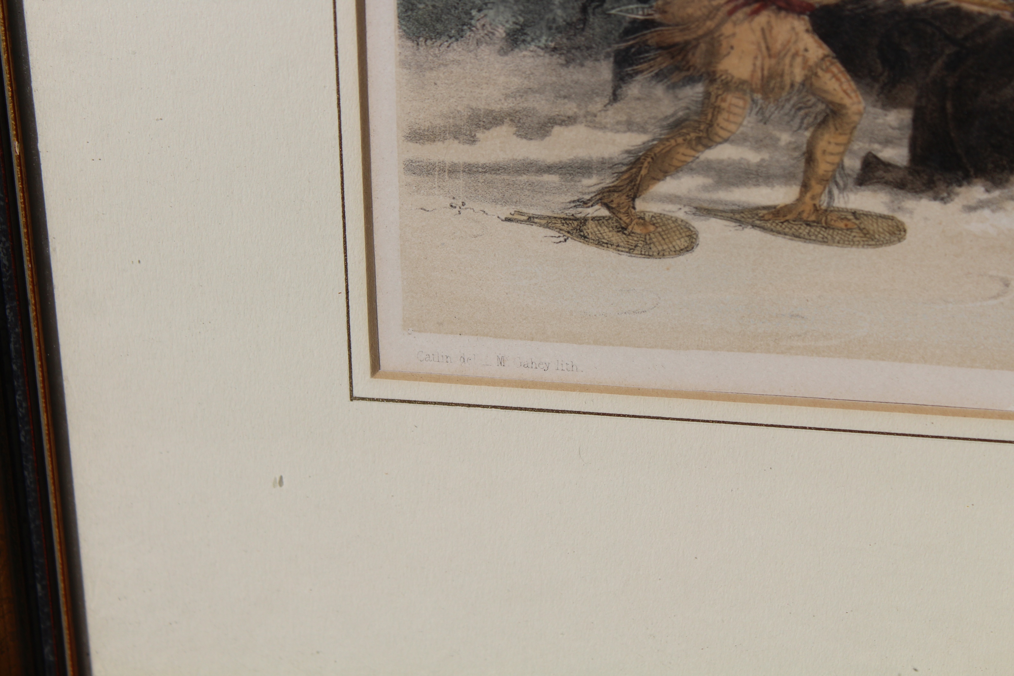 George Catlin (1796 - 1872) "Buffalo Hunt" - Image 5 of 7