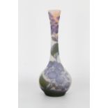 Galle, Signed Cameo Glass Vase