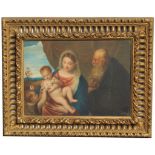 Rocchi, Fine Watercolor of Madonna and Child