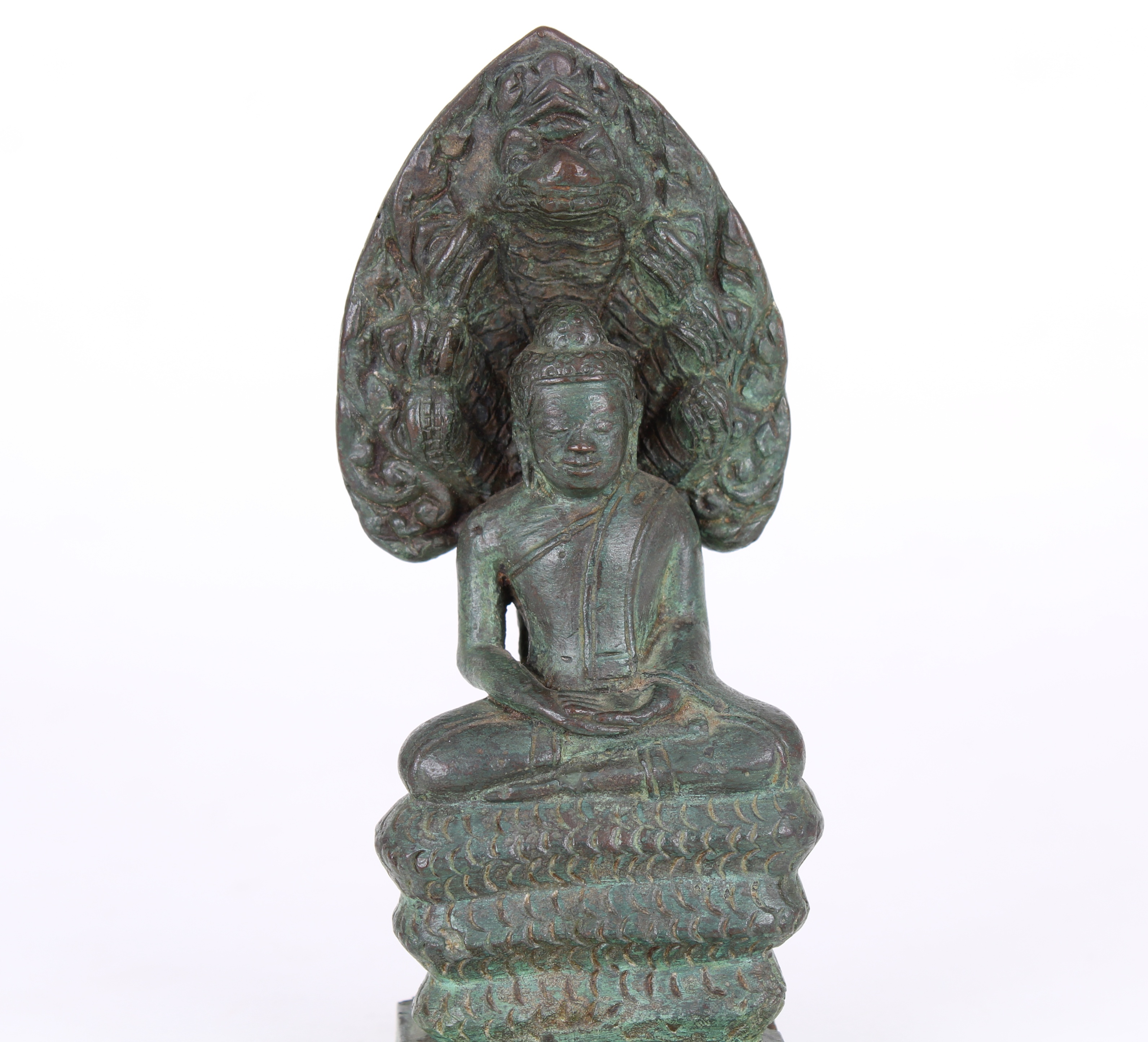 Antique Bronze Tibetan Figure - Image 7 of 7