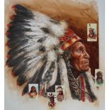 Chris Calle (B. 1961) "Native American Culture"