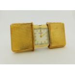 18k Gold Art Deco Cartier Ermeto Pocket Watch