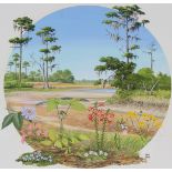 Chuck Ripper (B. 1929) "Marshland Flowers"