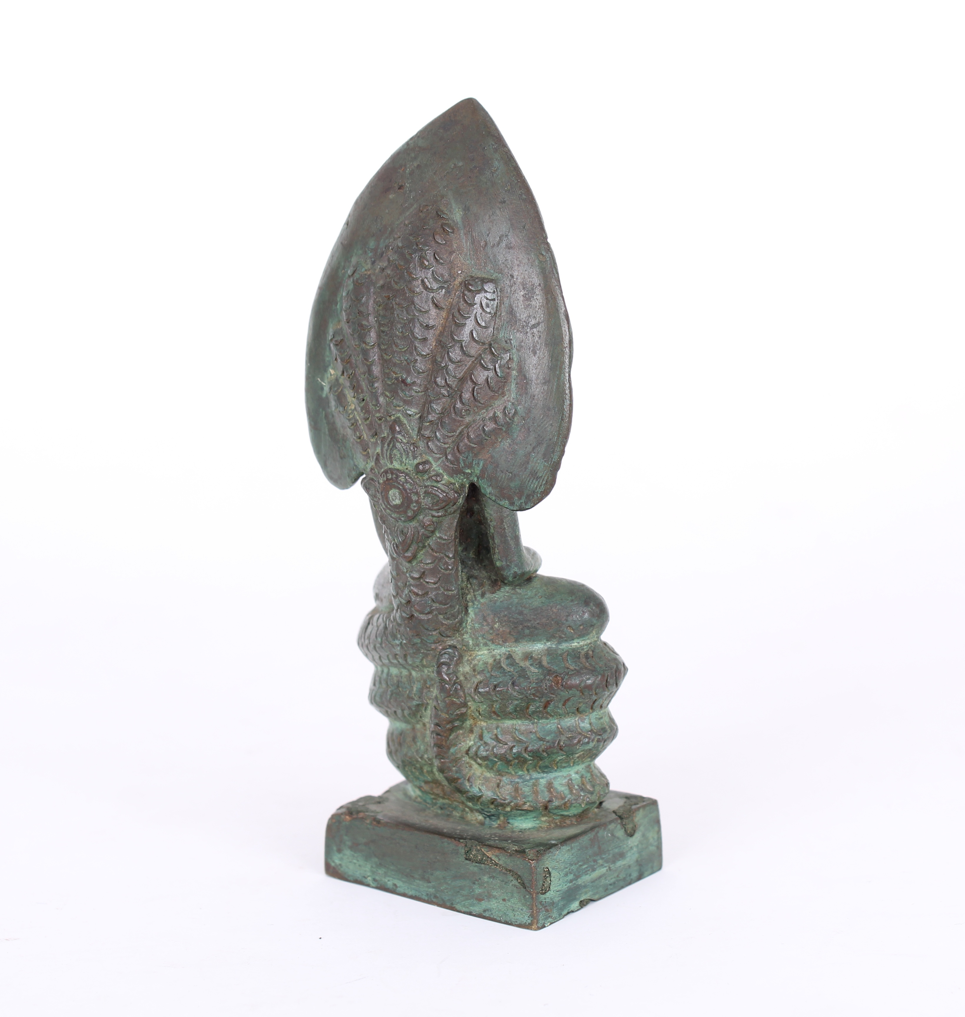 Antique Bronze Tibetan Figure - Image 3 of 7