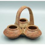 Carchi (Narino) Tri-Jar Vessel, ca. 850 - 1500 AD