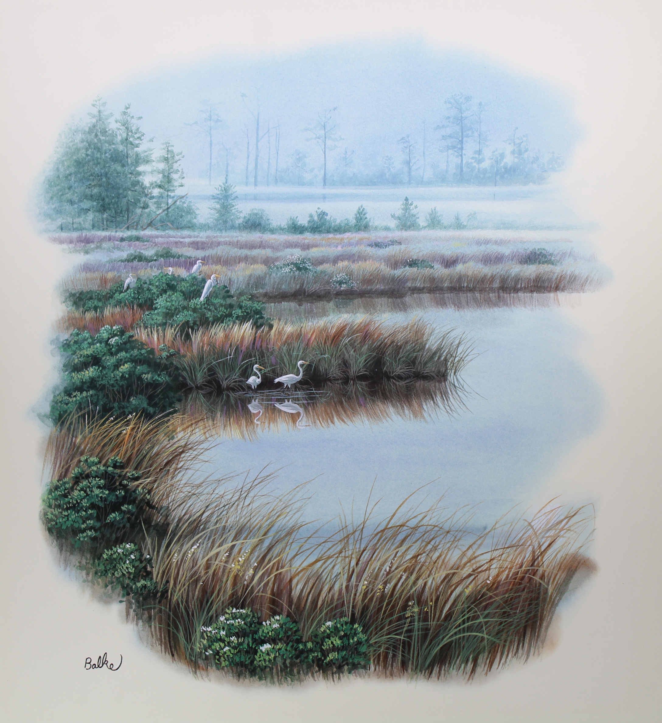 Don Balke (B. 1933) "The Wetlands" - Image 2 of 5