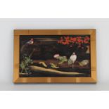 Handpainted Japanese Hardwood Plaque