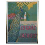 Camille Bouchet, Cognac Jacquet Art Nouveau poster