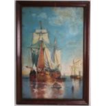 European School, Nautical Painting of Ships