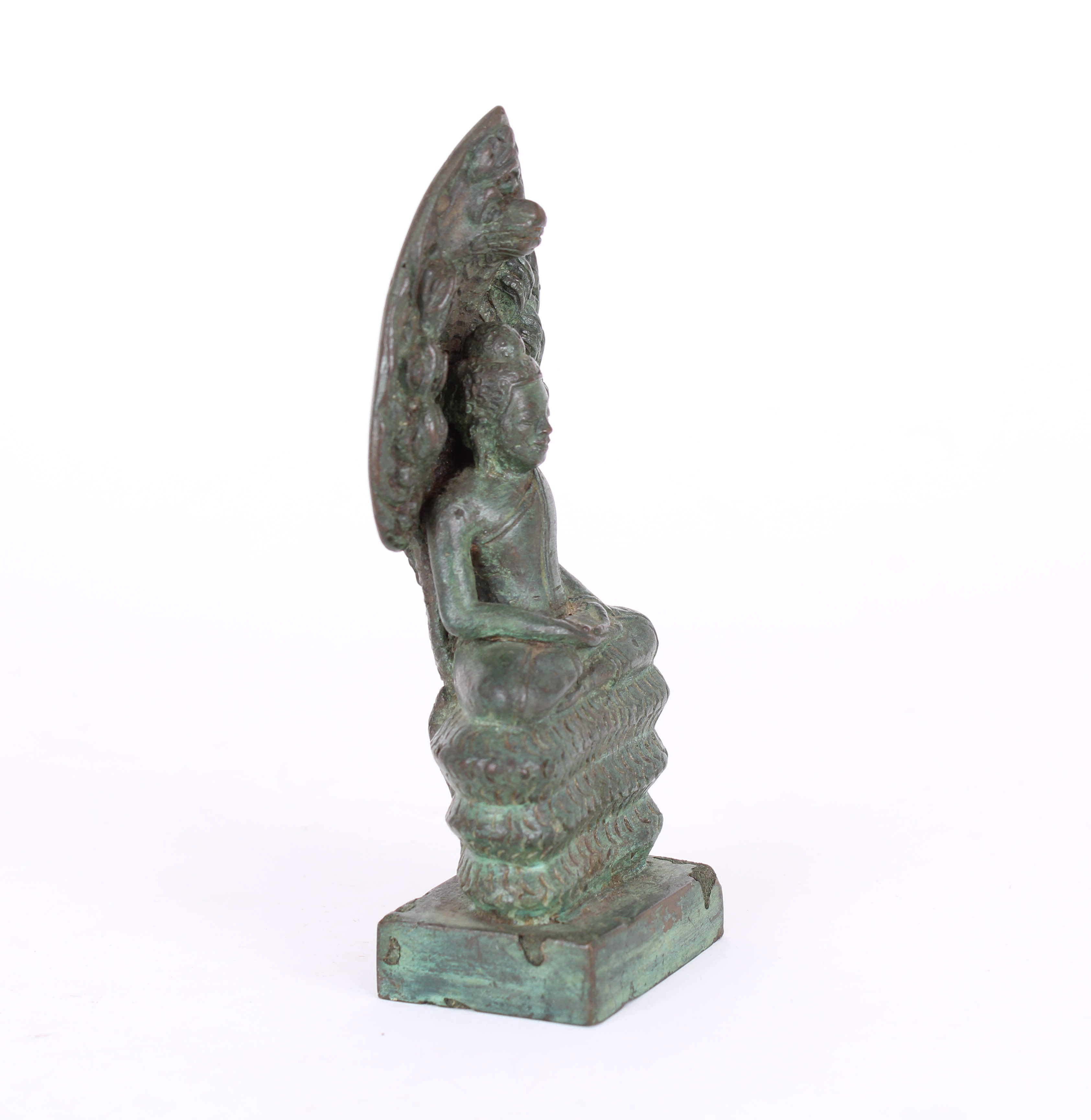 Antique Bronze Tibetan Figure - Image 2 of 7