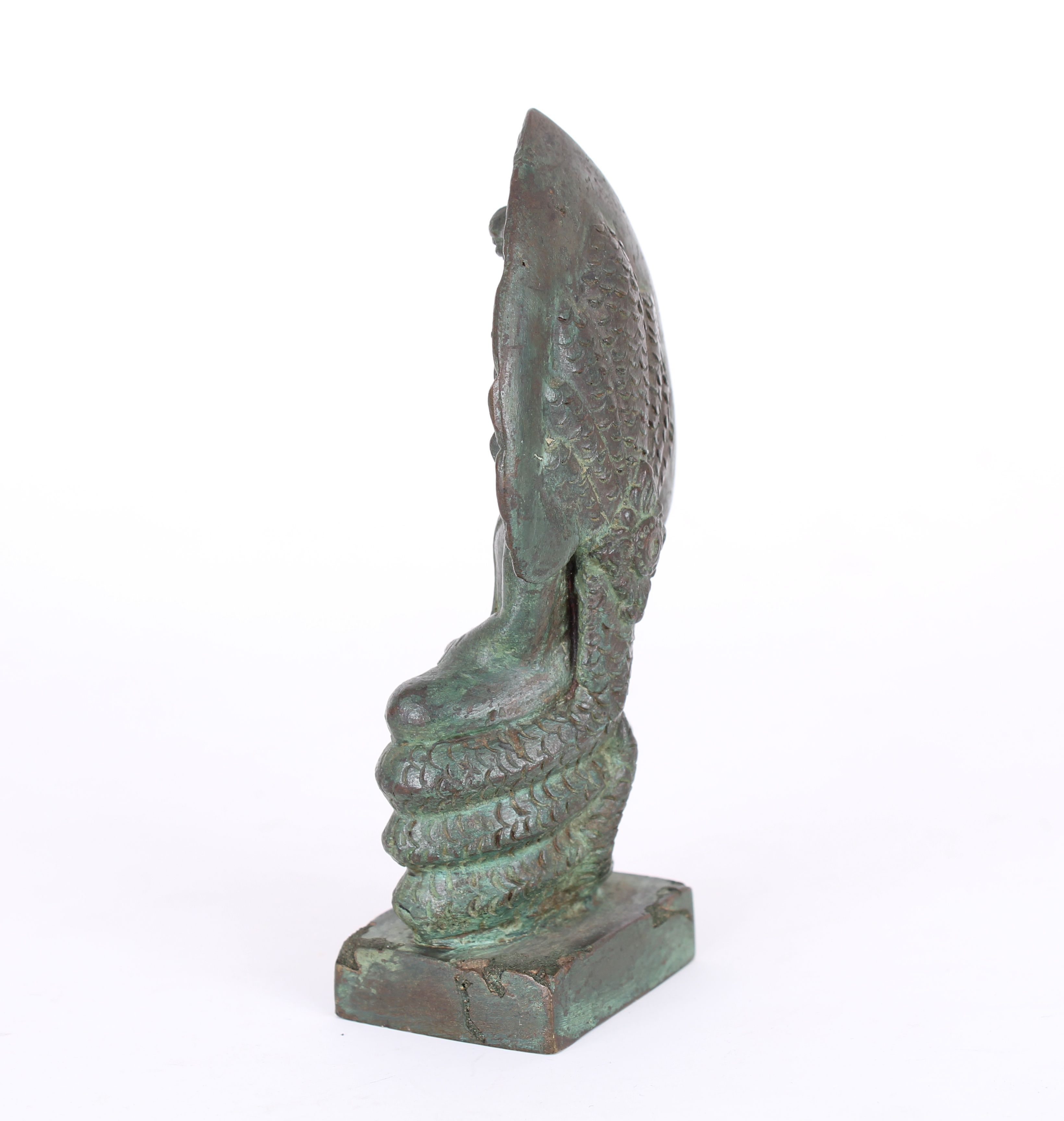 Antique Bronze Tibetan Figure - Image 5 of 7