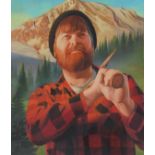 Gregory Rudd (B. 1952) "Paul Bunyan"