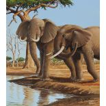 Chuck Ripper (B. 1929) "African Elephant"