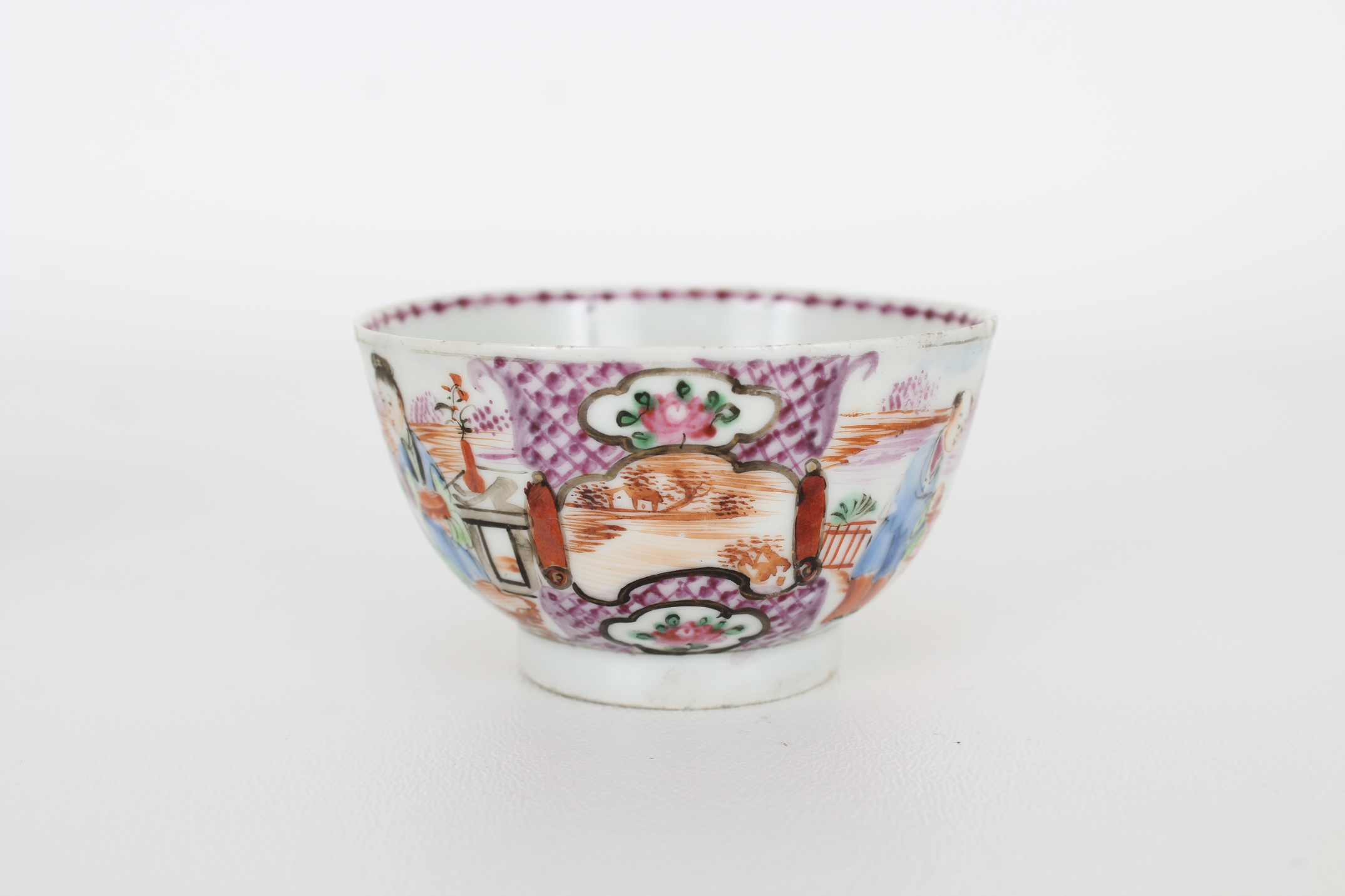 Antique Chinese Export Cup and Saucer - Image 4 of 6