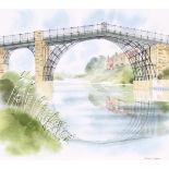 Ronald Maddox (B. 1930) "Ironbridge, Shropshire"