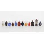 (12) Chinese Snuff Bottles