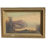 Large 19th C. Hudson River School Painting