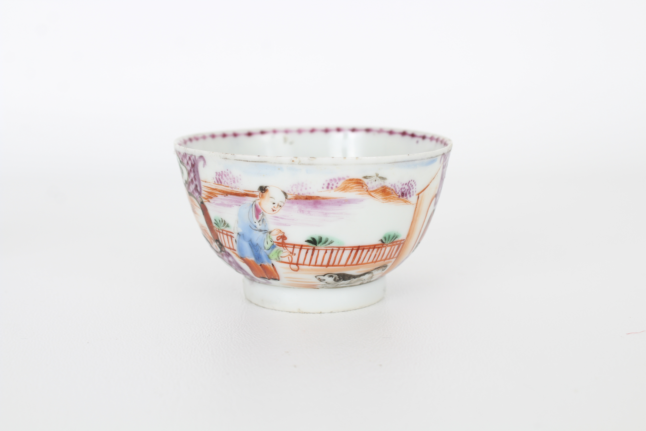 Antique Chinese Export Cup and Saucer - Image 5 of 6