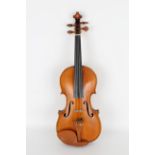 Violin, Ansaldo Poggi 1938 Label