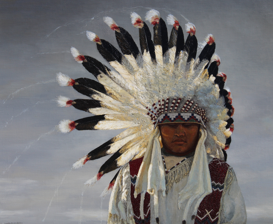 Lunda Hoyle Gill (1928 - 2003) "Crow Indian" - Image 2 of 7