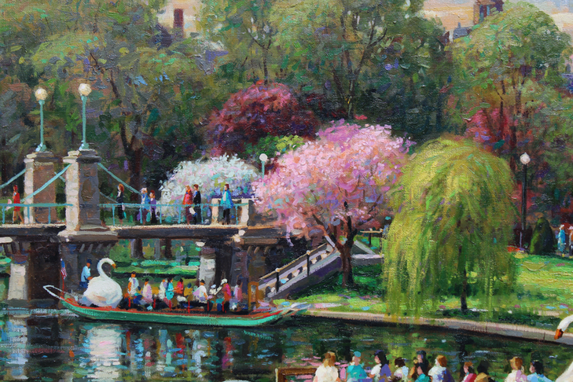 Donald Mosher (1945 - 2014) Boston Public Garden - Image 3 of 8