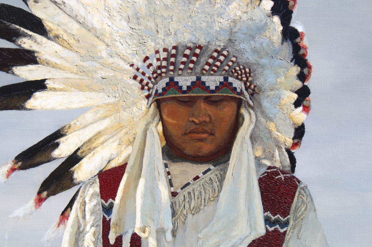 Lunda Hoyle Gill (1928 - 2003) "Crow Indian" - Image 3 of 7