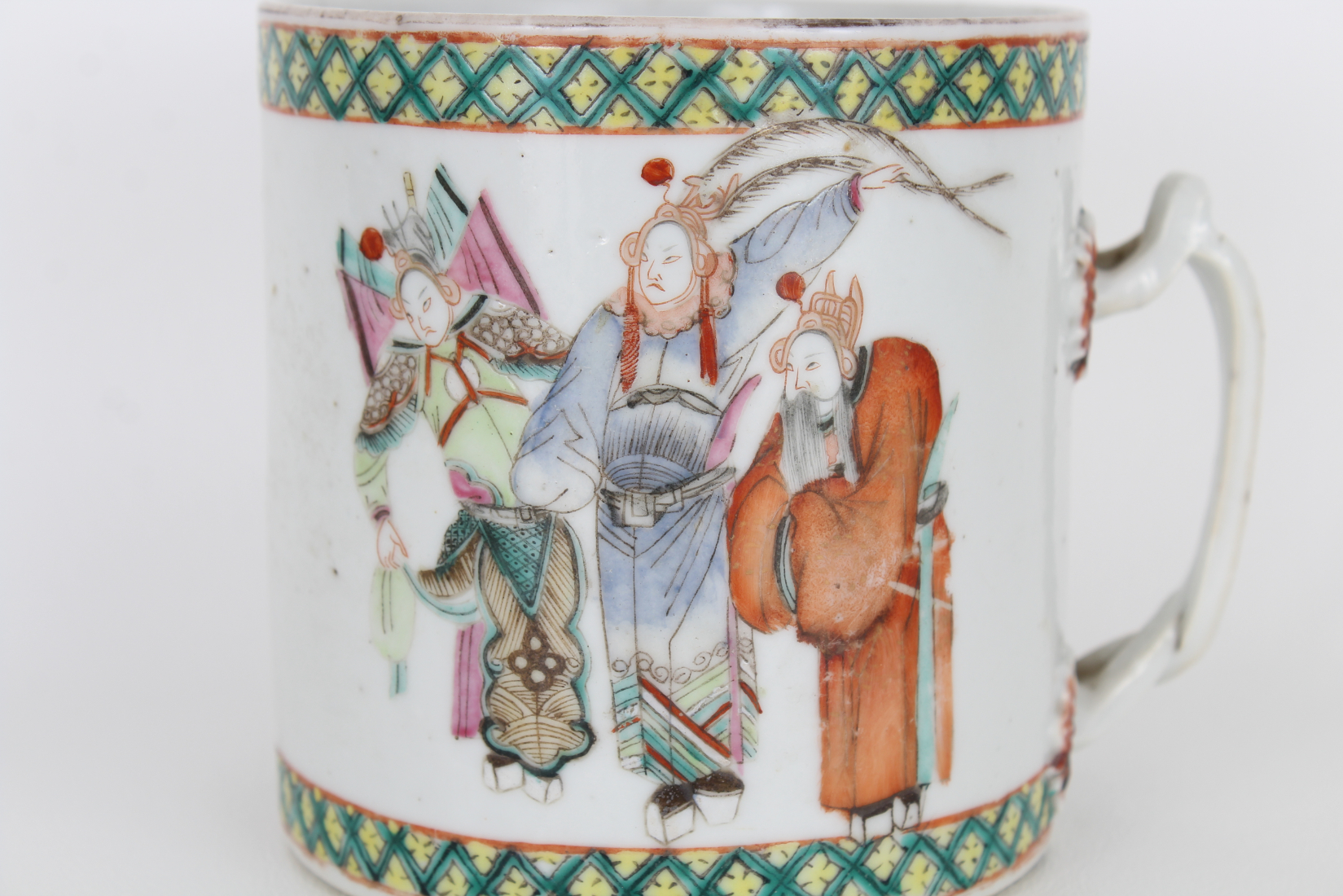 Qing, Signed Chinese Porcelain Calligraphy Cup - Image 2 of 7