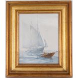 Ben Neill, Nautical Painting of Gaff Rig Schooner