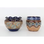 (2) English Earthenware Pots