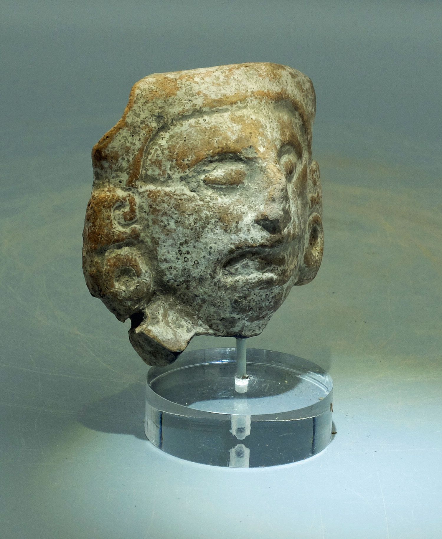 Maya Head Fragment - Guatemala, ca. 400-700 AD - Image 2 of 3