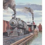 J. Craig Thorpe (B. 1948) "Wisconsin Locomotive"