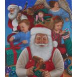 Michael Garland (B. 1952) "Santa Claus"