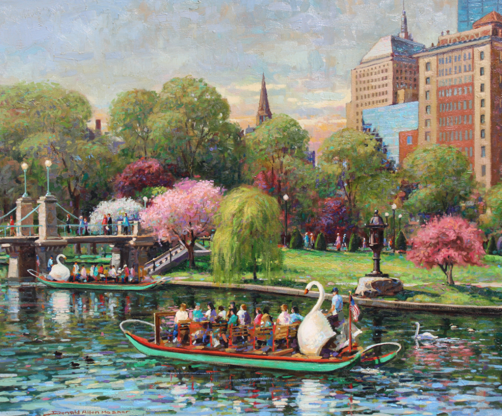 Donald Mosher (1945 - 2014) Boston Public Garden - Image 2 of 8