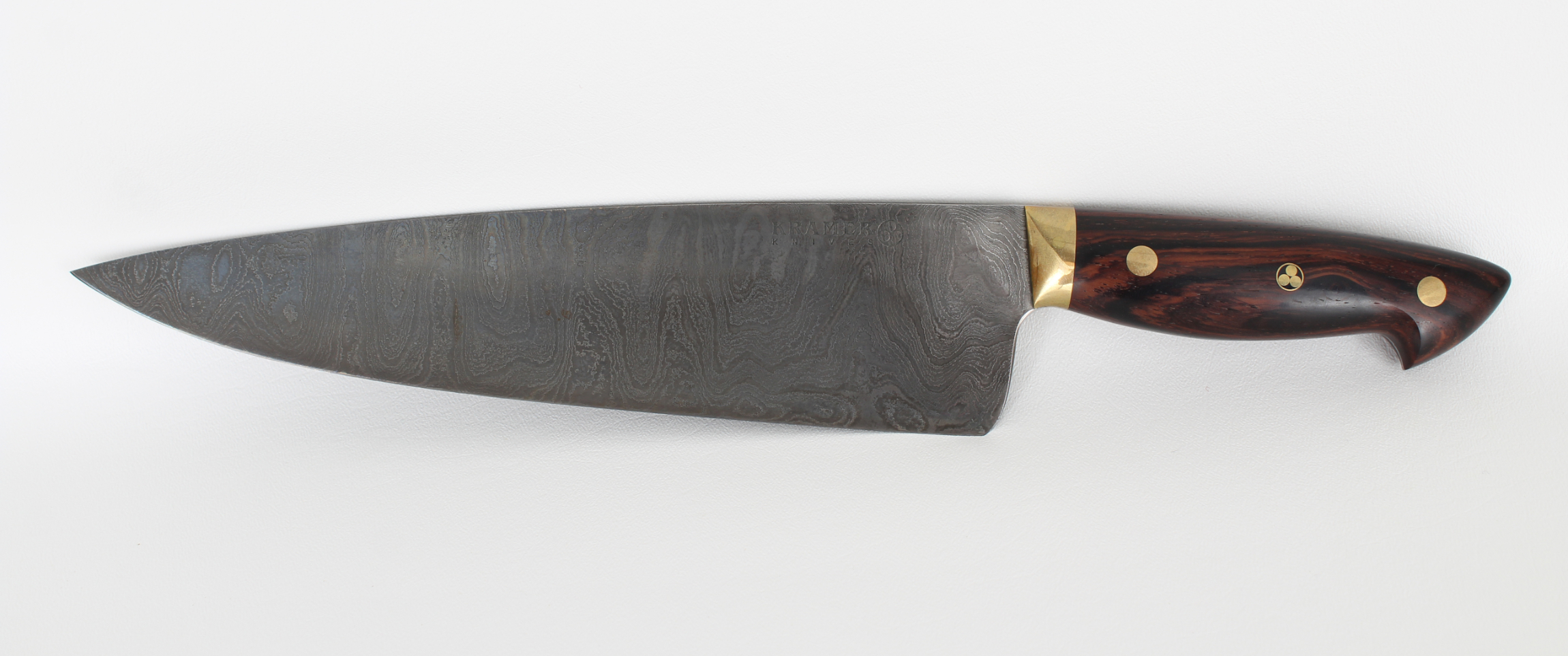 Custom Kramer 15-Inch Damascus Kitchen Knife - Image 6 of 10